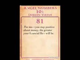 Daily Angel Number 81 By Doreen Virtue Doreen Virtue Angel Numbers Virtue
