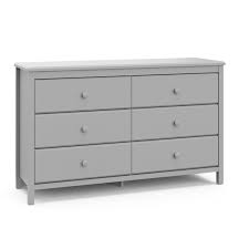 Our nursery furniture category offers a great selection of chests & dressers and more. Storkcraft Alpine 6 Drawer Double Dresser Chest Pebble Gray Walmart Com Walmart Com