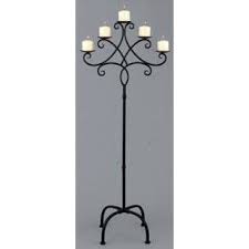 Wrought iron candle holders are offered in so many designs it is easy to accent any home's decor. Floor Standing Wrought Iron Candle Holder Set Of 3 Floor Candelabra Wrought Iron Candle Holders Floor Standing Candle Holders