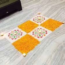 Square Blocks Into Rectangle Easy Rangoli Designs Diwali Rangoli Designs Diwali New Rangoli Designs