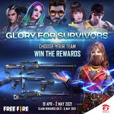 Make sure to keep an eye on the events to. Free Fire Europe Event Glory For Survivors Bring Pride To Your Faction Choose Your Side Complete Daily Missions Winning Faction Will Get Rewards Let S Fight For