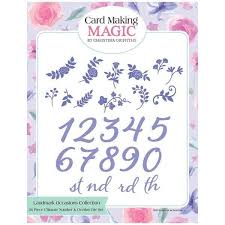 Happy birthday decorative word die set from card making magic! Craftstash Sellout On Tv New Card Making Magic Oval Box Alpha Relations Milled