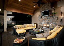Take a look at our line of electric fireplaces here. Outdoor Electric Fireplace Options Hgtv
