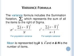 So now you ask, what is the variance? variance. Variance Standard Deviation