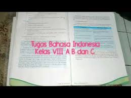 Tugas lkpd 4 bahasa indonesia kelas 8 sabtu, 04 juli 2020 lkpd 4 bahasa indonesia kelas viii unit pembelajaran teks berita. Tugas Bahasa Indonesia Kelas Viii A B Dan C Youtube