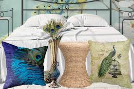 Peacock christmas ornaments | perfect for your peacock themed christmas decor! 10 Gorgeous Peacock Themed Bedroom Ideas Home Decor Bliss