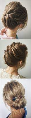 Romantic Twisted Updo Wedding Hairstyle Http Niffler Elm Tumblr Com Post 157398740006 Beautiful Short Layered Bob Hai Short Hair Styles Hair Styles Hairstyle