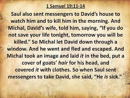 (a) (9th century bce) daughter of king saul, her hand in marriage was given to david after he killed goliath. 1 Samuel 18 1 4 Now When He Had Finished Speaking To Saul The Soul Of Jonathan Was Knit To The Soul Of David And Jonathan Loved Him As His Own Soul Saul Ppt Download