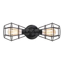 Depending on how accessible things are, may be worth just running wire and adding another switch. Koonting 2 Light Industrial Bathroom Vanity Light Metal Wire Cage Wall Sconce Vintage Edison Wall Lamp Light Fixture Buy Online In Bahamas At Bahamas Desertcart Com Productid 100738434