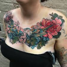 Tattoosnob Com On Instagram Cover Up Chest Piece Tattoo By Maxrathbone Tattooer At Secondcit Chest Tattoos For Women Chest Piece Tattoos Cool Chest Tattoos