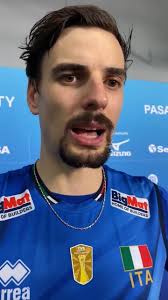 WATCH: Italy captain Simone Giannelli after the defending champions march 