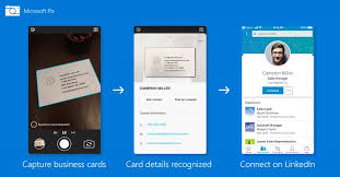 It automatically detects all the edges of the card and removes the defective edges. Microsoft Pix Updated With Business Card Scanner Linkedin Integration Iphone In Canada Blog