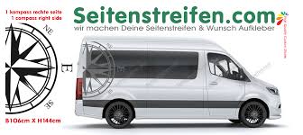 Mercedes Benz Sprinter Xl Boussole Autocollant Sticker N 6717