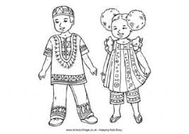 Plus, it's an easy way to celebrate each season or special holidays. Children Around The World Colouring Pages