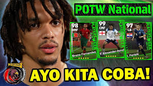 ADA ARNOLD, BRUNO, PERISIC, KARTU POTW UNIK! AYO KITA COBA DAN BANTAI LAWAN  META TEROBOSAN DIVISI 1