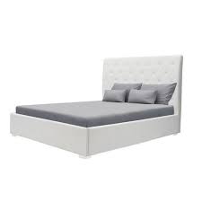 La qualité de son grain « bon rapport qualité/prix, donne de la personalité a la chambre et bonnes dimension avec une tete de lit qui dépasse meme avec un lit assez haut et de. Lit Adulte 160 X 200 Cm Tete De Lit Capitonnee Coffre De Rangement Simili Blanc Sommier Inclus Miles Lestendances Fr