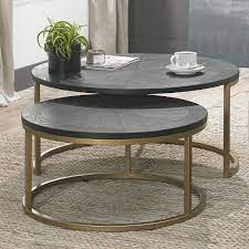 With the right decor, a coffee table can be a key design element in your living room design. Bentley Designs Rio Peppercorn Ash Nest Of Coffee Tables Costco Uk