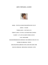 Sui chee fai queen elizabeth hospital, kota kinabalu. Adik Bongsu