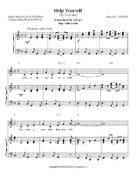 The song is one of jones' best known songs and reached number five in the uk singles chart in its original run. Tom Jones Help Yourself Sequenced And Transcribed By Al Levy To Order The Complete Midi File Or The Sheet Music Click Here Go To The Piano Bar Go To The Front Lobby Or To Order The Sheet Music Or The Midi File Please Click Here