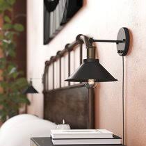 Wall sconces can light up a hallway, flank the front door and give you a better view at the vanity. Plug In Wall Sconces Wayfair