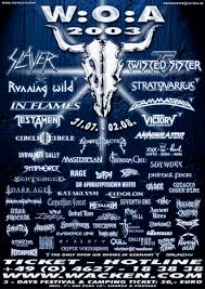 In keeping with the unique and familiar character of wacken winter nights, we invite you to a small digital edition of wacken winter nights this. Wacken Open Air 2003 31 07 2003 Wacken Schleswig Holstein Germany Concerts Metal Calendar
