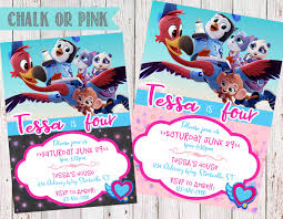 Tots Birthday Party Invitation Tots Invitation Tots Etsy Birthday Party Invitations Disney Junior Birthday Party Invitations