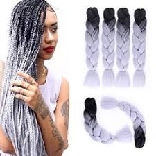 100% kanekalon fiber best sellers bobbi boss braiding crochet hair. Deals On Gx Beauty Kanekalon Braiding Hair Ombre Grey Jumbo Braiding Hair Two Tone Synthetic Heat Resistant Hair Extensions 4pcs Lot 24 Inch Black Grey Compare Prices Shop Online Pricecheck