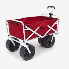 Beach cart with big wheels a table, seating and even a bicycle towbar. 10 Best Beach Wagons 2020 The Strategist