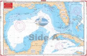 Nautical Map Florida Caribbean Gulf Of Mexico Nautical