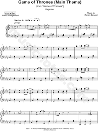 Printable sheet music for game of thrones. Game Of Thrones Theme Piano Sheet Music Free Best Music Sheet