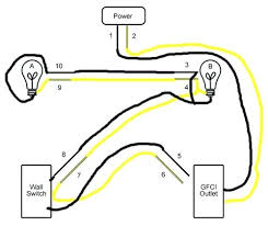 It's typically not legal under the later codes since you don't provide a neutral at the switch (but you don't appear to have enough wires to do it right). We 8520 Switch Two Lights Outlet Download Diagram