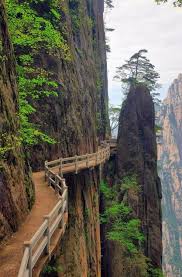 Maybe you would like to learn more about one of these? Walking On The Edge The Yellow Mountains In Huangshan China Places To Go Places To Travel Beautiful Places