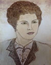 This drawing of my mother i did long time ago,my mom is long gone I just  want to share it for Mother day!