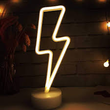 Led Lightning Shaped Neon Signs Lights Battery Operated Usb Powered Warm White Art Led Decorative Night Lights Table Decor For Living Room Office Christmas Birthday Wedding Party Decoration Amazon Com It's where your interests connect you with your people. led lightning shaped neon signs lights battery operated usb powered warm white art led decorative night lights table decor for living room office