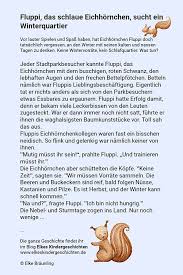 Elke Braunling Fluppi Das Schlaue Eichhornchen Sucht Ein Winterquartier Vor Lauter Spielen Und Geschichten Fur Kinder Kindergeschichten Mitmachgeschichten