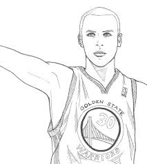 The image is png format with a clean transparent background. Coloring Pictures Of Stephen Curry Stephen Curry Pictures Coloring Pages Stephen Curry