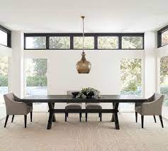 88.5 l x 40 w x 30 h; Toscana Extending Dining Table Pottery Barn