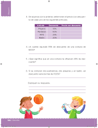 Libros de 5 grado de primaria contestado. En Busca De Descuentos Desafios Matematicos Bloque 5 Apoyo Primaria