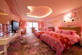 The basic colors of the kids' bedroom are a big part of the decoration. How To Paint A Graphic Modern Kids Room Ceiling Design Interior Design Inspirations