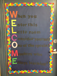 welcome to our class door decoration for third grade