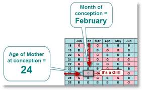 Chinese Pregnancy Chart Example