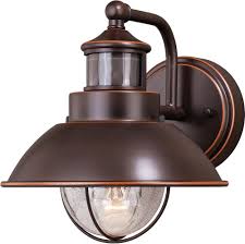 Vaxcel T0252 Harwich Dualux Burnished Bronze Outdoor Motion Sensor W Photocell Light Sconce Vxl T0252