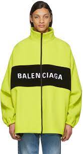 We searched more than 100.000 jackets of the best stores of the web and found these balenciaga jackets jackets usa 2020. Balenciaga Yellow Wool Logo Zip Up Jacket In 2020 Jackets Balenciaga Jacket Balenciaga