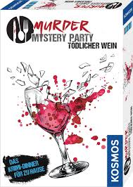 Um 7 uhr (to) get up. Kosmos 695125 Murder Mystery Party Todlicher Wein Das Krimi Dinner Fur Zu Hause Komplett Set Fur Genau 6 8 Personen Ab 16 Jahren Partyspiel Amazon De Spielzeug
