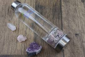 Soji energy crystal infused bottled water is available in amethyst quartz, citrine quartz, clear quartz, rose quartz, and black obsidian crystal. Crystal Infused Water Bottle Crystal Hideaway Crystal Hideaway