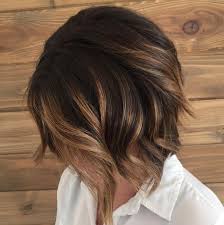 Platinum highlights for short hair became a thing with madonna, way back in the '80s. Short Dark Brown Hair With Caramel Highlights Bpatello