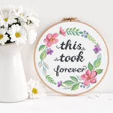 The best is yet to come counted cross stitch pattern, motivational quote chart pdf pineconemcgee. Cross Stitch Pattern This Took Forever Funny Cross Stitch Etsy Funny Cross Stitch Patterns Cross Stitch Funny Cross Stitch Patterns