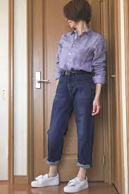 50代デニムコーデ 大人のおしゃれは自然体で ファッションアイデア おしゃれ おしゃれコーデ