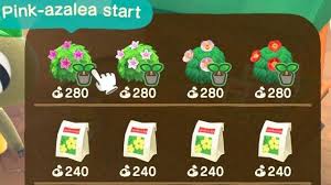 Animal Crossing New Horizons Shrubs Bushes