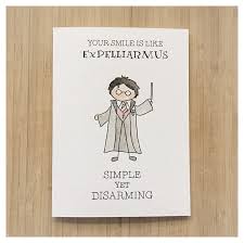 Harry Potter Grusskarte Harry Potter Valentinstag Tageskarte Aquarell Harry Potter Har Harry Potter Valentines Harry Potter Cards Harry Potter Birthday Cards